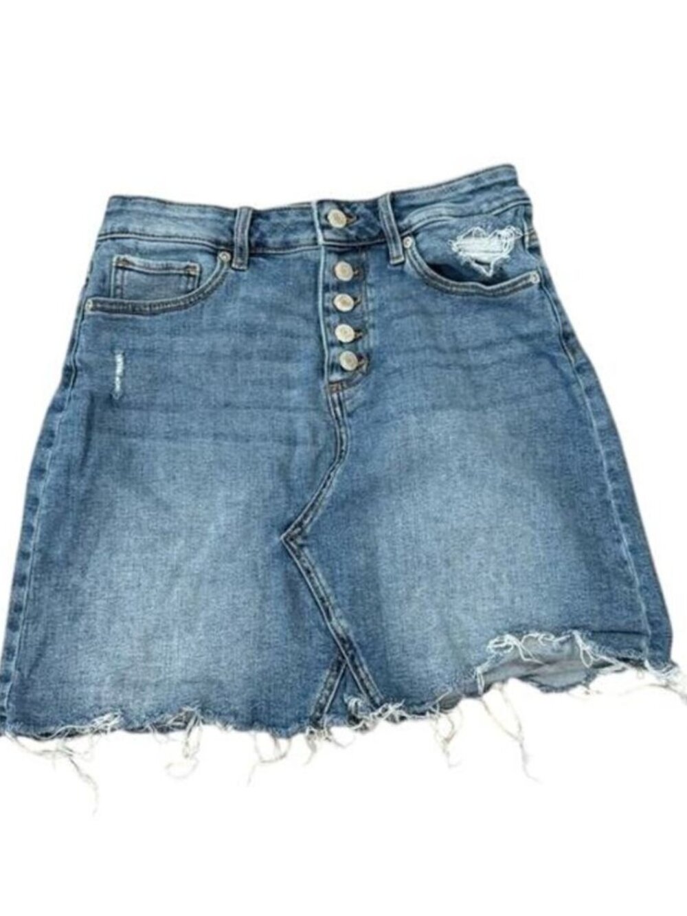 Mini Skirt Distressed Women's 6‎